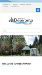 Mobile Screenshot of deseronto.ca